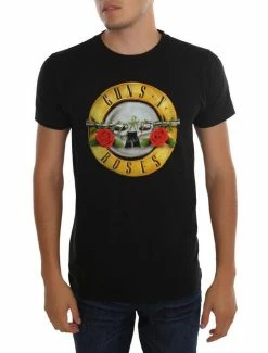 Outlet 😀 Guns N' Roses Logo T-Shirt ✔️