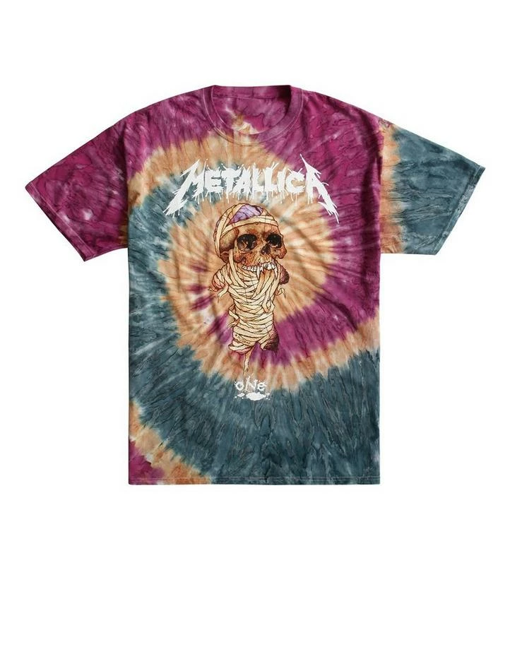 Best Pirce ๐ Metallica One Tie-Dye T-Shirt ๐ 3 Best Pirce ๐ Metallica One Tie-Dye T-Shirt ๐