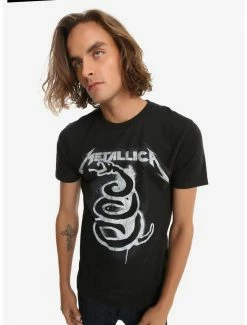 Discount ⭐ Metallica Black Album Art T-Shirt 🎉 -Cheap Music Tees Store 11222703 av1