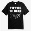 Best Sale 🤩 Frank Zappa Titties 'N' Beer T-Shirt 🤩 -Cheap Music Tees Store 11692048 hi