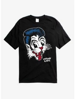Hot Sale 👏 Stray Cats Big Cat Logo T-Shirt 💯