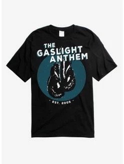 Outlet 💯 The Gaslight Anthem Gloves T-Shirt 👏