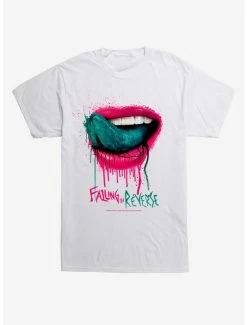 Budget 👏 Falling in Reverse Lips T-Shirt 🔥