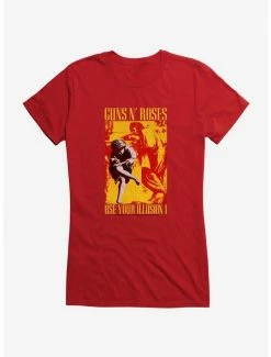 Best Sale 😉 Guns N' Roses Use Your Illusion I 👧 Girls T-Shirt 🌟