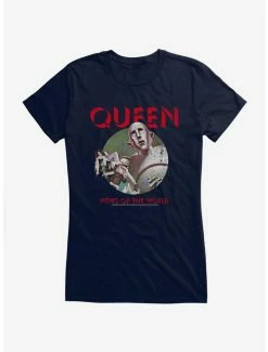 Wholesale 🤩 Queen News of the World 👧 Girls T-Shirt ⭐ -Cheap Music Tees Store 12070191 hi