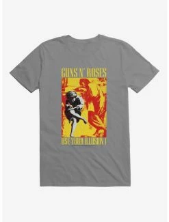 New 🔔 Guns N' Roses Use Your Illusion I T-Shirt 💯 -Cheap Music Tees Store 12070293 hi
