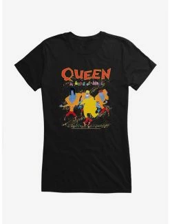 Best Pirce 💯 Queen A Kind of Magic 👧 Girls T-Shirt 🔔 -Cheap Music Tees Store 12070409 hi