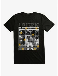 Discount ❤️ Queen Freddie Grid T-Shirt ❤️ -Cheap Music Tees Store 12070638 hi