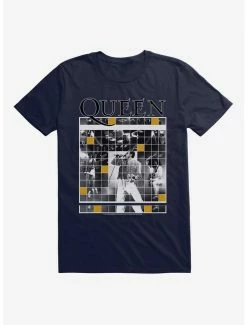 Discount ❤️ Queen Freddie Grid T-Shirt ❤️ -Cheap Music Tees Store 12070670 hi