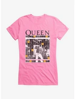 Deals 🔥 Queen Freddie Grid 👧 Girls T-Shirt 🔥 -Cheap Music Tees Store 12070679 hi
