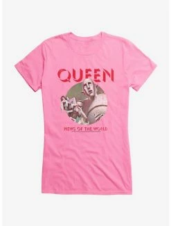 Wholesale 🤩 Queen News of the World 👧 Girls T-Shirt ⭐ -Cheap Music Tees Store 12070827 hi