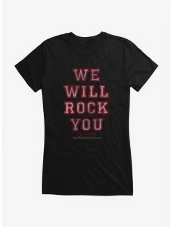 Coupon 🌟 Queen We Will Rock You 👧 Girls T-Shirt ✔️ -Cheap Music Tees Store 12070850 hi