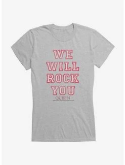 Coupon 🌟 Queen We Will Rock You 👧 Girls T-Shirt ✔️ -Cheap Music Tees Store 12070891 hi