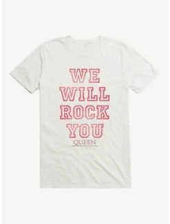 Outlet 😉 Queen We Will Rock You T-Shirt 👍 -Cheap Music Tees Store 12070921 hi