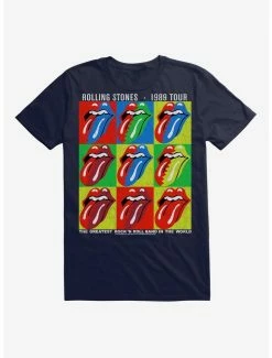 Coupon 👏 The Rolling Stones 1989 Tour Pop Art T-Shirt 🤩 -Cheap Music Tees Store 12402665 hi