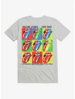 Coupon 👏 The Rolling Stones 1989 Tour Pop Art T-Shirt 🤩 -Cheap Music Tees Store 12402681 hi