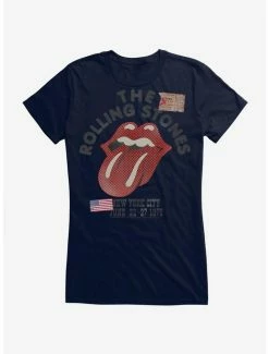 Discount 😀 The Rolling Stones NYC 1975 👧 Girls T-Shirt 🔔 -Cheap Music Tees Store 12402978 hi 1