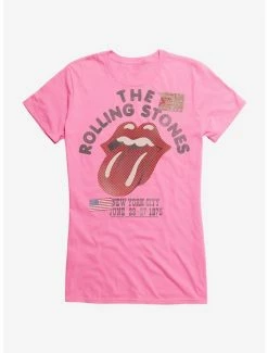 Discount 😀 The Rolling Stones NYC 1975 👧 Girls T-Shirt 🔔 -Cheap Music Tees Store 12402994 hi