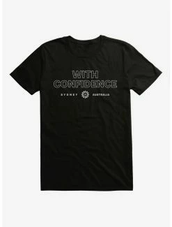 Discount 🎉 With Confidence Sidney Australia T-Shirt 🧨 -Cheap Music Tees Store 12412995 hi
