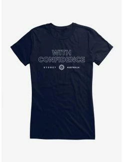 Deals ✔️ With Confidence Sidney Australia 👧 Girls T-Shirt 😉 -Cheap Music Tees Store 12413011 hi