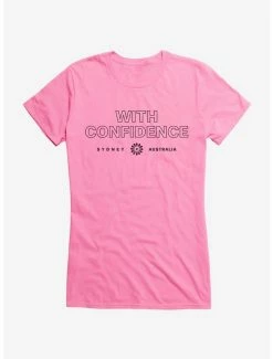 Deals ✔️ With Confidence Sidney Australia 👧 Girls T-Shirt 😉 -Cheap Music Tees Store 12413027 hi