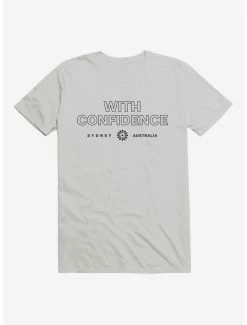 Discount 🎉 With Confidence Sidney Australia T-Shirt 🧨 -Cheap Music Tees Store 12413043 hi