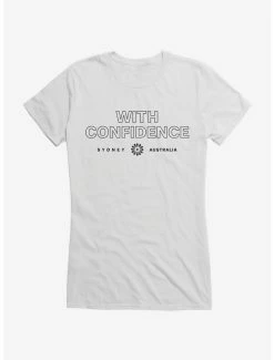 Deals ✔️ With Confidence Sidney Australia 👧 Girls T-Shirt 😉 -Cheap Music Tees Store 12413052 hi 1