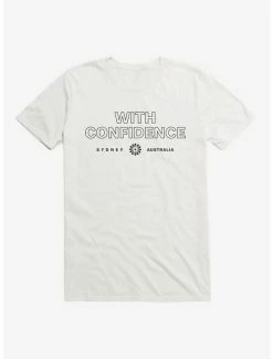Discount 🎉 With Confidence Sidney Australia T-Shirt 🧨 -Cheap Music Tees Store 12413059 hi