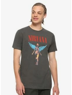 Buy 👍 Nirvana In Utero T-Shirt 💯 -Cheap Music Tees Store 12813782 av1