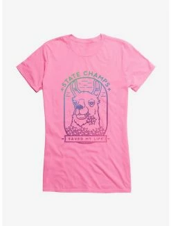 Coupon 🔥 State Champs Songs That Saved My Life Ombre 👧 Girls T-Shirt 🎉 -Cheap Music Tees Store 12892547 hi