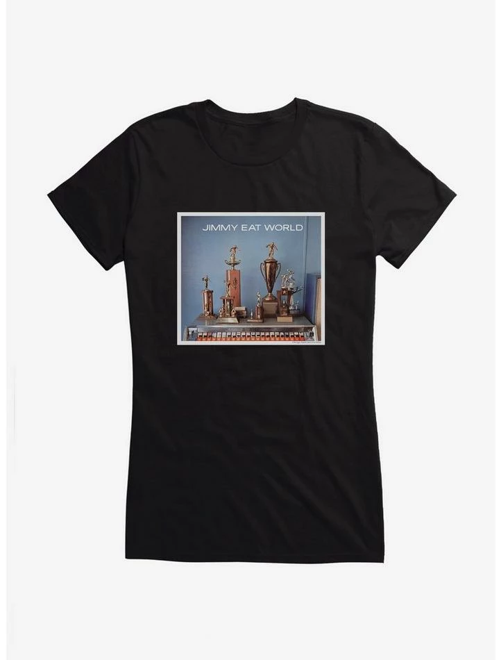 Outlet 🌟 Jimmy Eat World Bleed American Album Cover 👧 Girls T-Shirt ✔️ 4 Outlet 🌟 Jimmy Eat World Bleed American Album Cover 👧 Girls T-Shirt ✔️ - Image 2