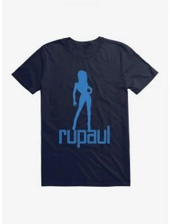 Coupon 🎁 RuPaul Blue Silhouette T-Shirt 🤩 -Cheap Music Tees Store 14347040 hi 1