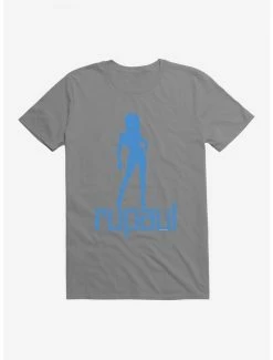 Coupon 🎁 RuPaul Blue Silhouette T-Shirt 🤩 -Cheap Music Tees Store 14347049 hi