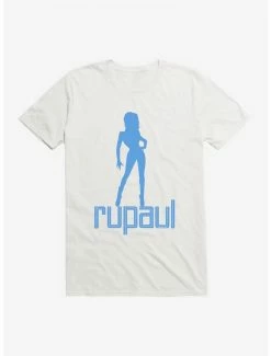 Coupon 🎁 RuPaul Blue Silhouette T-Shirt 🤩 -Cheap Music Tees Store 14347058 hi