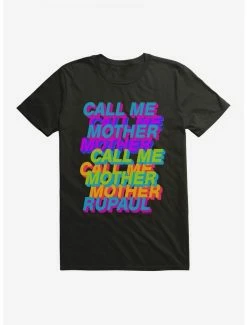 Cheap ⌛ RuPaul Call Me 👩 Mother Repeat T-Shirt 😍