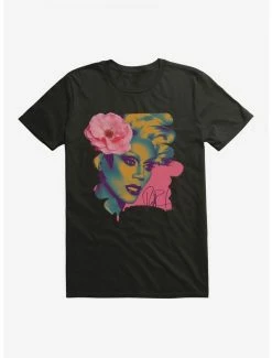 Discount ❤️ RuPaul Floral Portrait T-Shirt 💯
