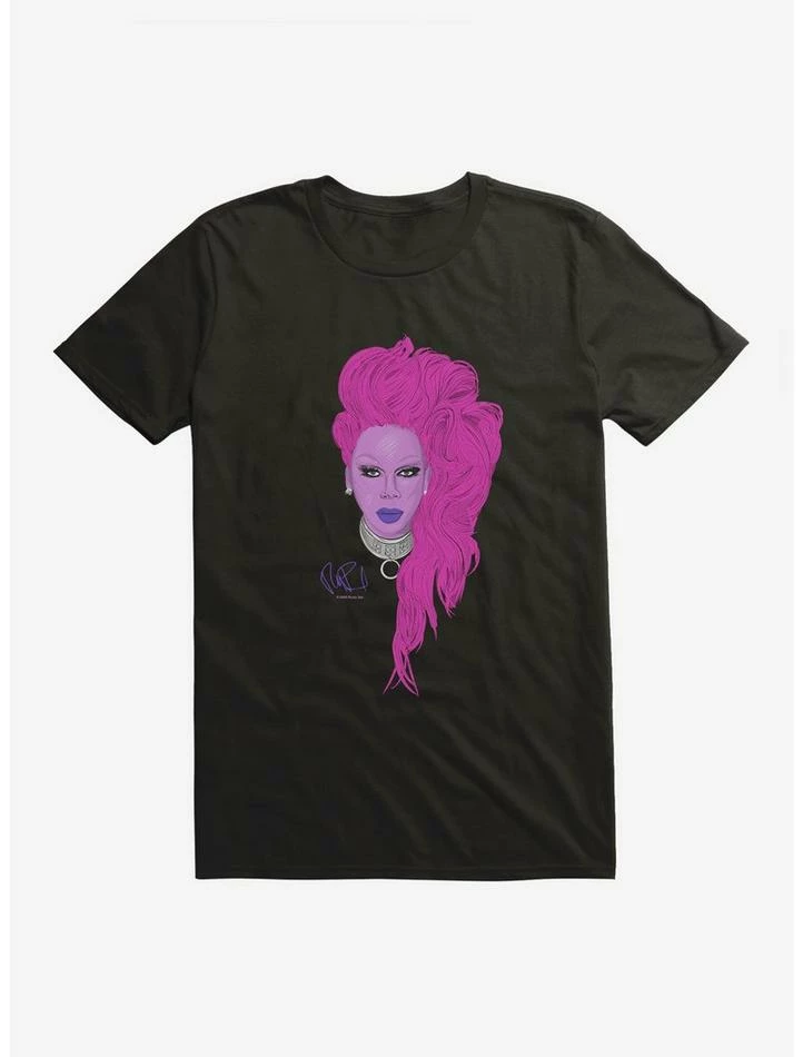 Best Sale 🎉 RuPaul Neon Purple Portrait T-Shirt ⭐ 4 Best Sale 🎉 RuPaul Neon Purple Portrait T-Shirt ⭐ - Image 2