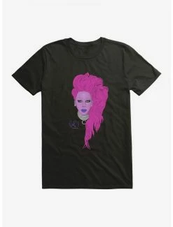 Best Sale 🎉 RuPaul Neon Purple Portrait T-Shirt ⭐