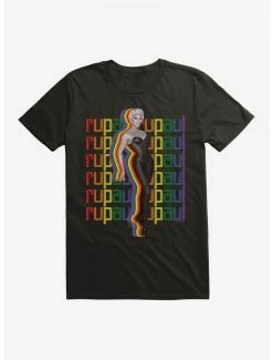 Brand new ⭐ RuPaul Rainbow Silhoutte T-Shirt 🛒 -Cheap Music Tees Store 14347770 hi