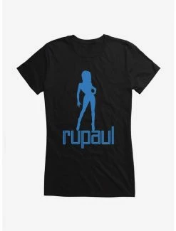 Coupon 🎉 RuPaul Blue Silhouette 👧 Girls T-Shirt ⭐ -Cheap Music Tees Store 14348172 hi 1