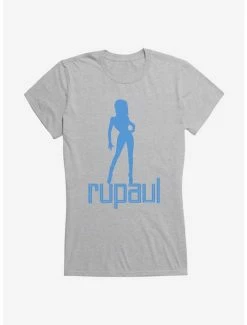 Coupon 🎉 RuPaul Blue Silhouette 👧 Girls T-Shirt ⭐ -Cheap Music Tees Store 14348199 hi