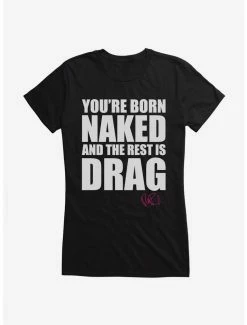 Outlet 🎁 RuPaul Born Naked 👧 Girls T-Shirt 💯 -Cheap Music Tees Store 14348220 hi