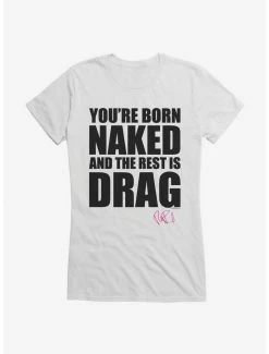 Outlet 🎁 RuPaul Born Naked 👧 Girls T-Shirt 💯 -Cheap Music Tees Store 14348248 hi
