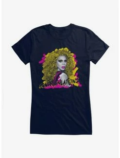 Outlet 👍 RuPaul Condragulations Portrait 👧 Girls T-Shirt ❤️ -Cheap Music Tees Store 14348682 hi