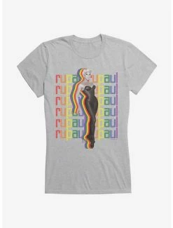 Cheap ✨ RuPaul Rainbow Silhoutte 👧 Girls T-Shirt 👍 -Cheap Music Tees Store 14348703 hi
