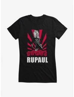 Buy 🧨 RuPaul Rising Artwork 👧 Girls T-Shirt 🔥 -Cheap Music Tees Store 14348759 hi