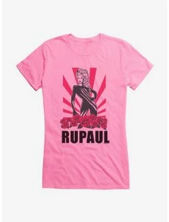 Buy 🧨 RuPaul Rising Artwork 👧 Girls T-Shirt 🔥 -Cheap Music Tees Store 14348766 hi