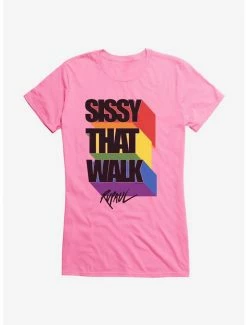 Cheap 👍 RuPaul Sissy That Walk 👧 Girls T-Shirt ⌛ -Cheap Music Tees Store 14348864 hi