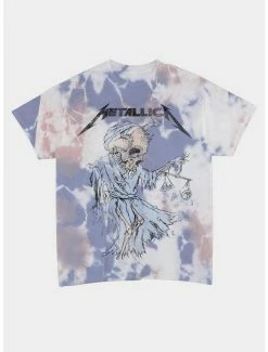 Buy 🥰 Metallica Justice Tie-Dye Boyfriend Fit 👧 Girls T-Shirt 🤩
