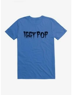 Hot Sale 🥰 Iggy Pop Font Letters T-Shirt 🛒 -Cheap Music Tees Store 14713921 hi